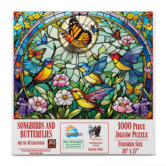 Songbirds and butterflies 1000 pc  Jigsaw Puzzle 71851