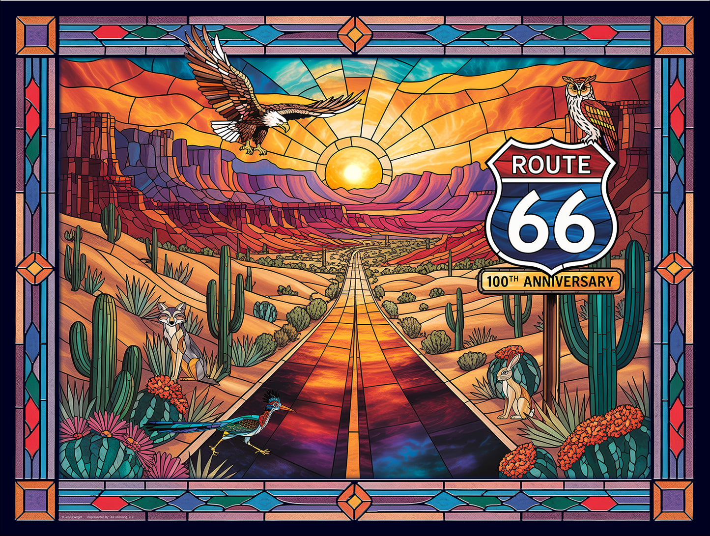 Route 66 - Hit the Road again 500 pc  Jigsaw Puzzle 71853