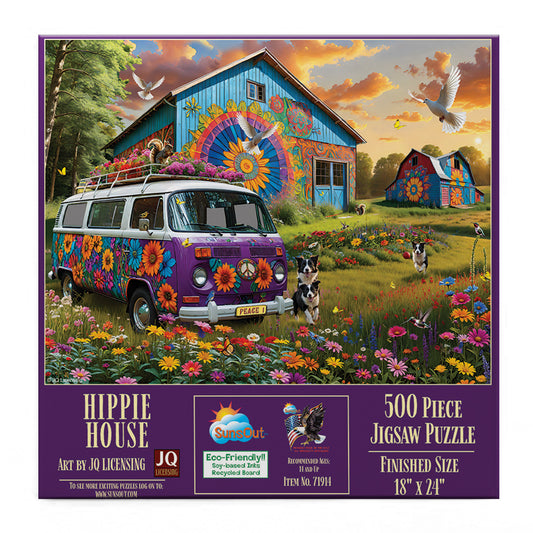 Hippie House 500 pc  Jigsaw Puzzle 71914