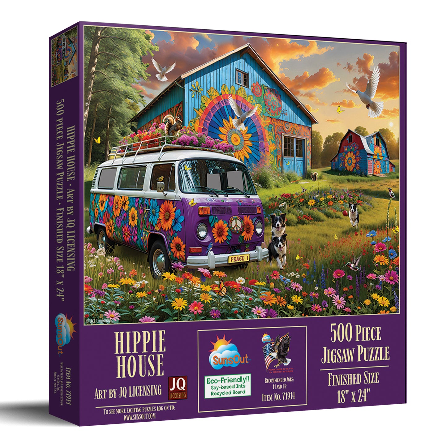 Hippie House 500 pc  Jigsaw Puzzle 71914