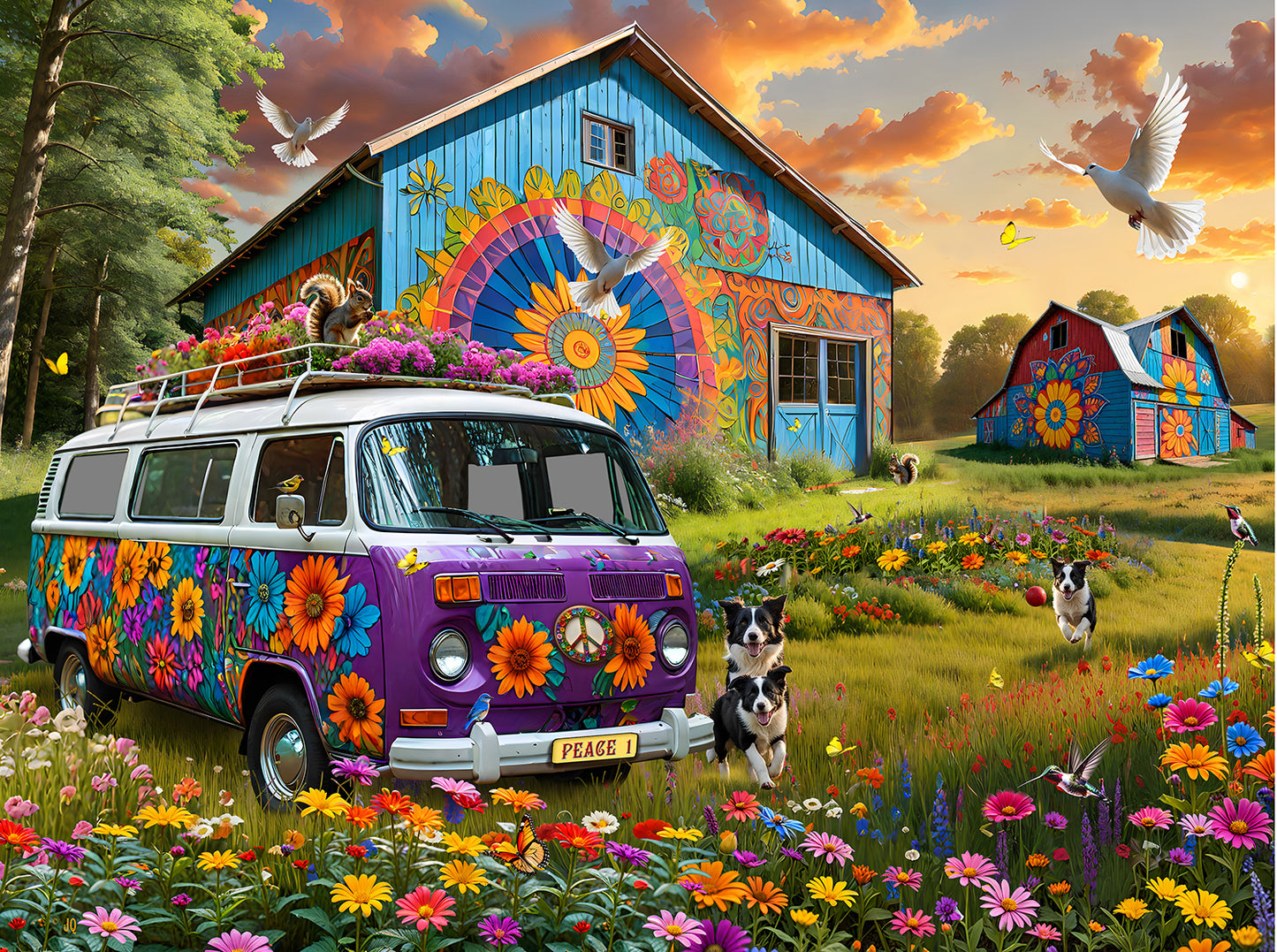 Hippie House 500 pc  Jigsaw Puzzle 71914