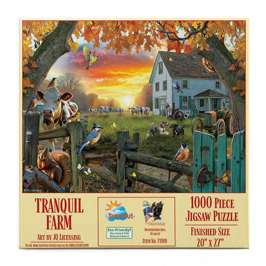 Tranquil Farm 1000 pc  Jigsaw Puzzle 71920
