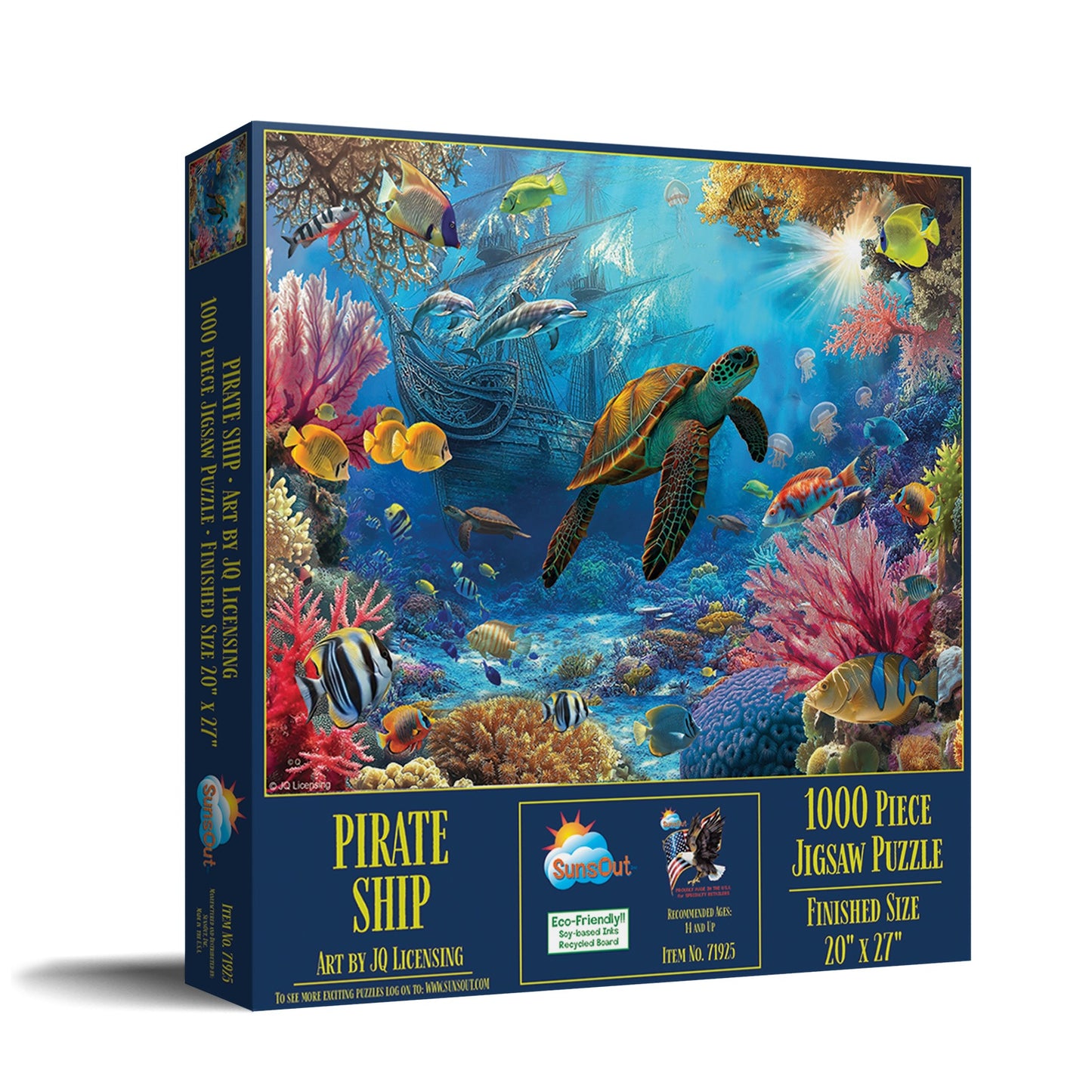 Pirate Ship 1000 pc  Jigsaw Puzzle 71925