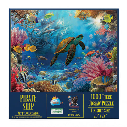 Pirate Ship 1000 pc  Jigsaw Puzzle 71925