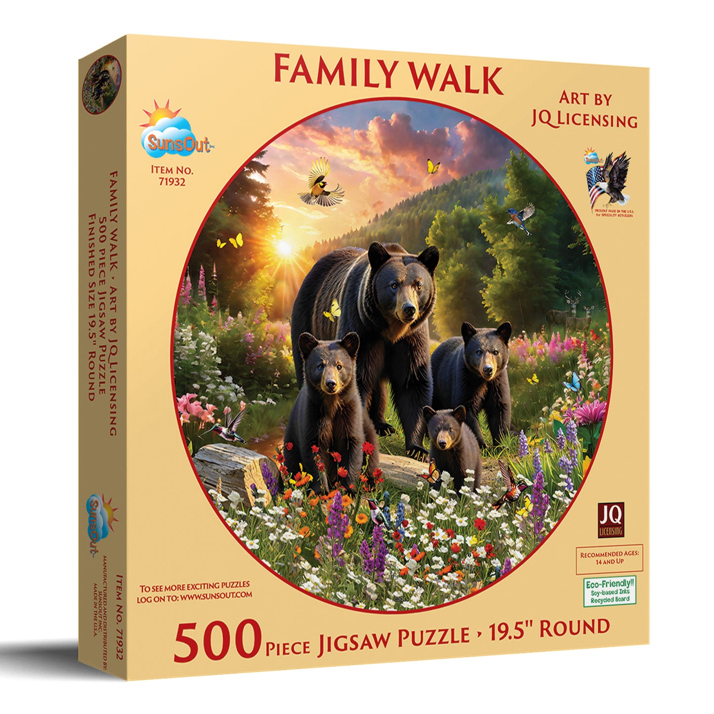 Family Walk 500 pc  Jigsaw Puzzle 71932