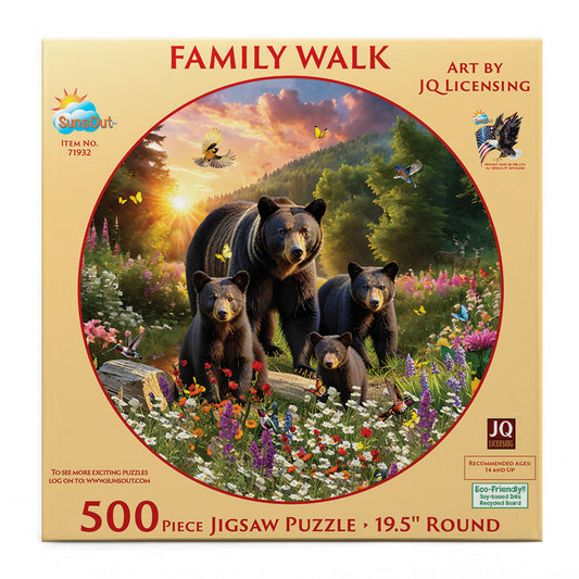 Family Walk 500 pc  Jigsaw Puzzle 71932