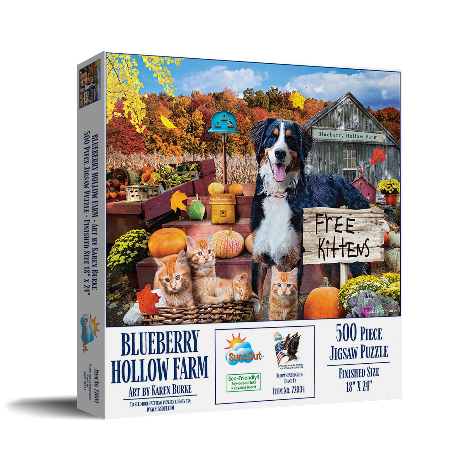Blueberry Hollow Farm 500 pc  Jigsaw Puzzle 72004