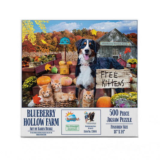 Blueberry Hollow Farm 500 pc  Jigsaw Puzzle 72004