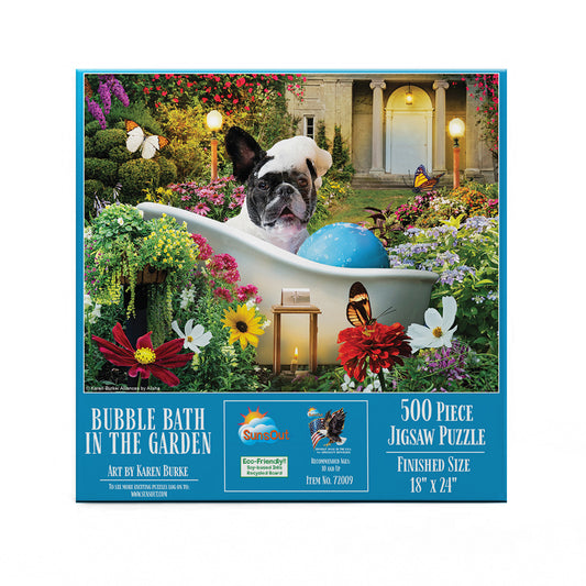 Bubble Bath in the Garden 500 pc  Jigsaw Puzzle 72009