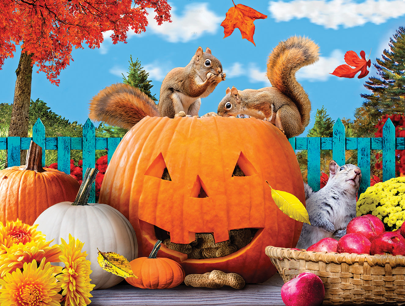 Fall Feast 500 pc  Jigsaw Puzzle 72013