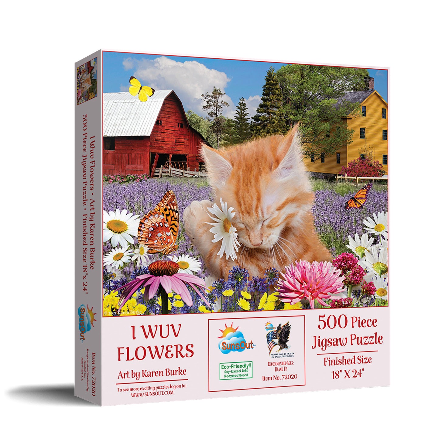 I Wuv Flowers 500 pc  Jigsaw Puzzle 72020