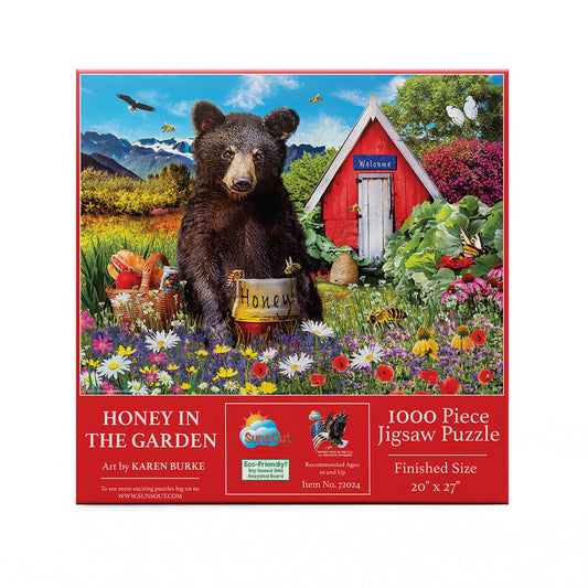 Honey in the Garden 1000 pc  Jigsaw Puzzle 72024