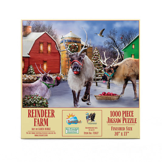 Reindeer Farm 1000 pc  Jigsaw Puzzle 72027