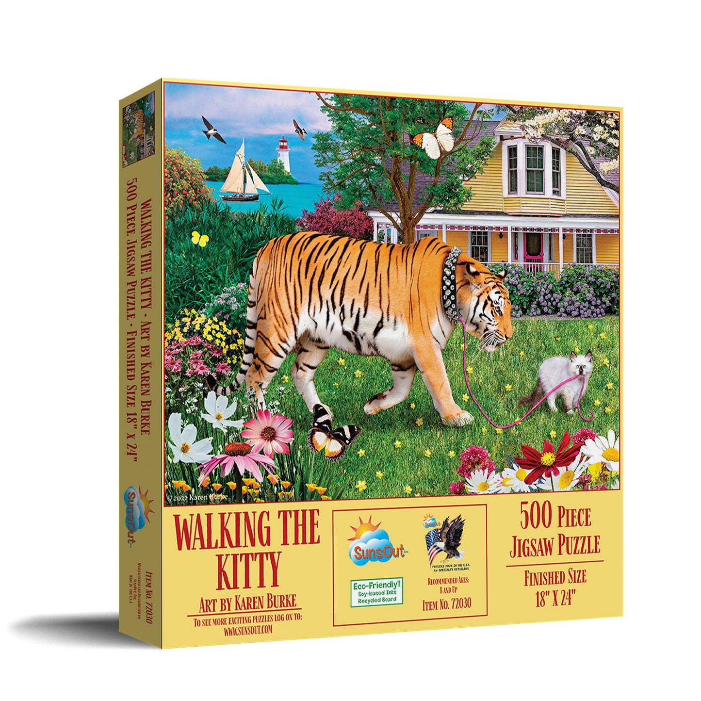Walking the Kitty 500 pc  Jigsaw Puzzle 72030