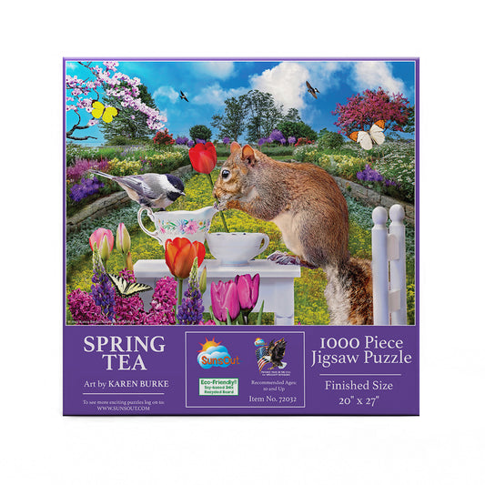 Spring Tea 1000 pc  Jigsaw Puzzle 72032