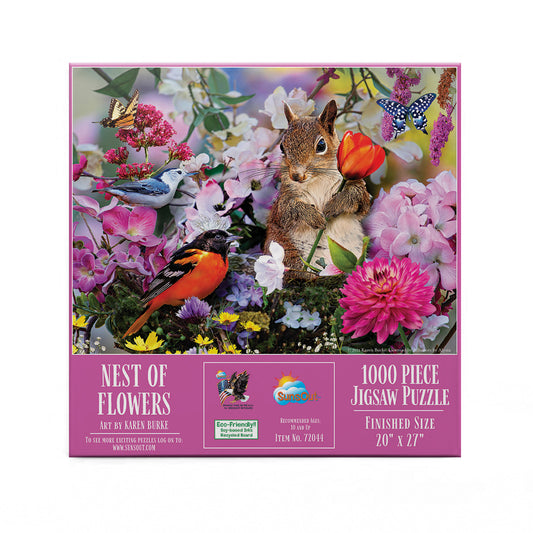 Nest of Flowers 1000 pc  Jigsaw Puzzle 72044