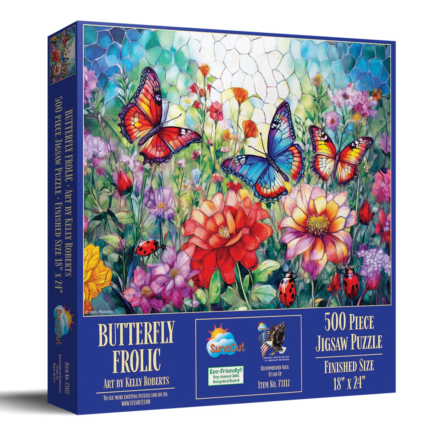 Butterfly Frolic 500 pc  Jigsaw Puzzle 73112