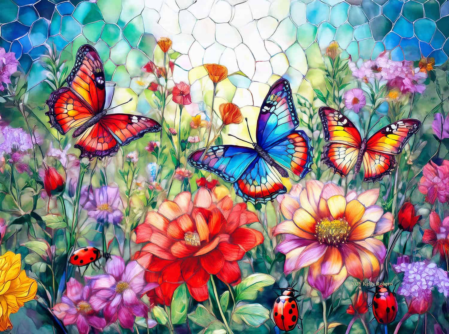 Butterfly Frolic 500 pc  Jigsaw Puzzle 73112