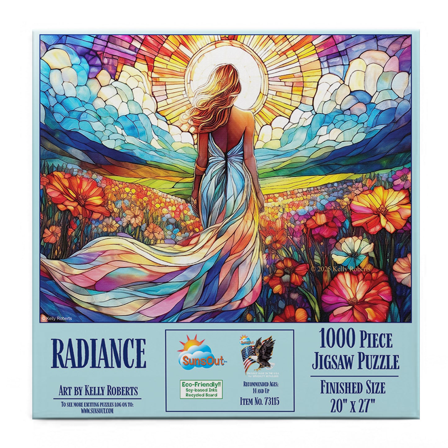Radiance Stained Glass 1000 pc  Jigsaw Puzzle 73115
