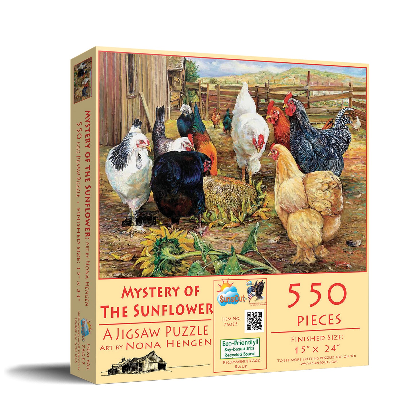 Mystery of the Sunflower 550 pc  Jigsaw Puzzle 76035
