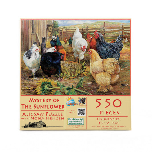 Mystery of the Sunflower 550 pc  Jigsaw Puzzle 76035