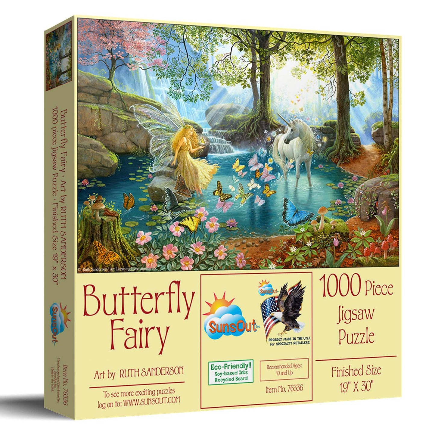 Butterfly Fairy 1000 pc  Jigsaw Puzzle 76336