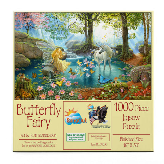 Butterfly Fairy 1000 pc  Jigsaw Puzzle 76336
