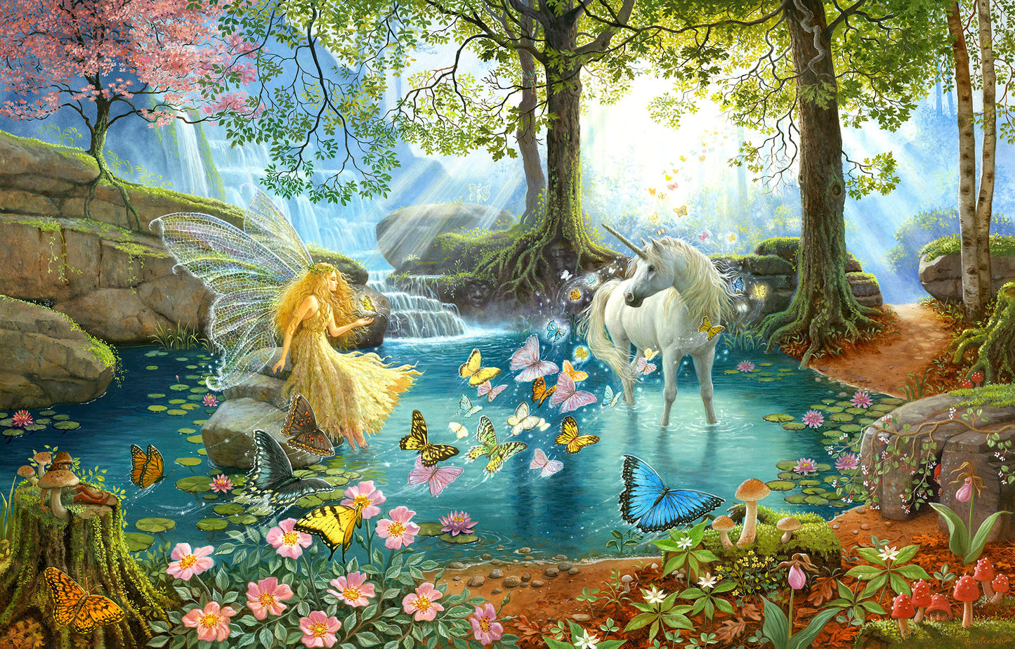 Butterfly Fairy 1000 pc  Jigsaw Puzzle 76336