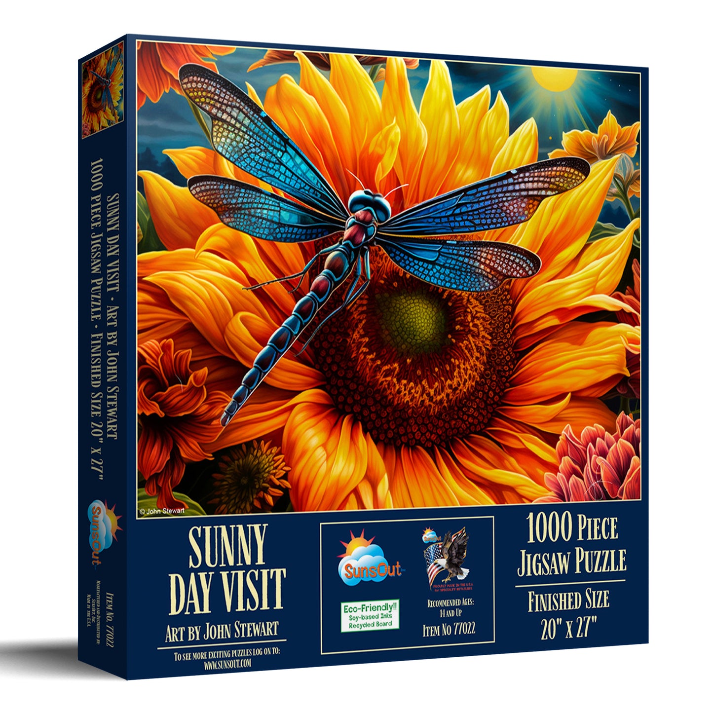 Sunny Day Visit 1000 pc  Jigsaw Puzzle 77022