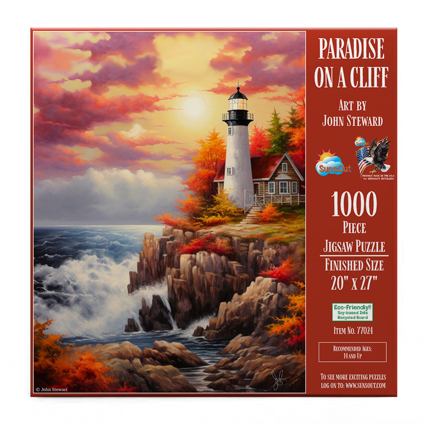 Paradise on the Cliff 1000 pc  Jigsaw Puzzle 77024