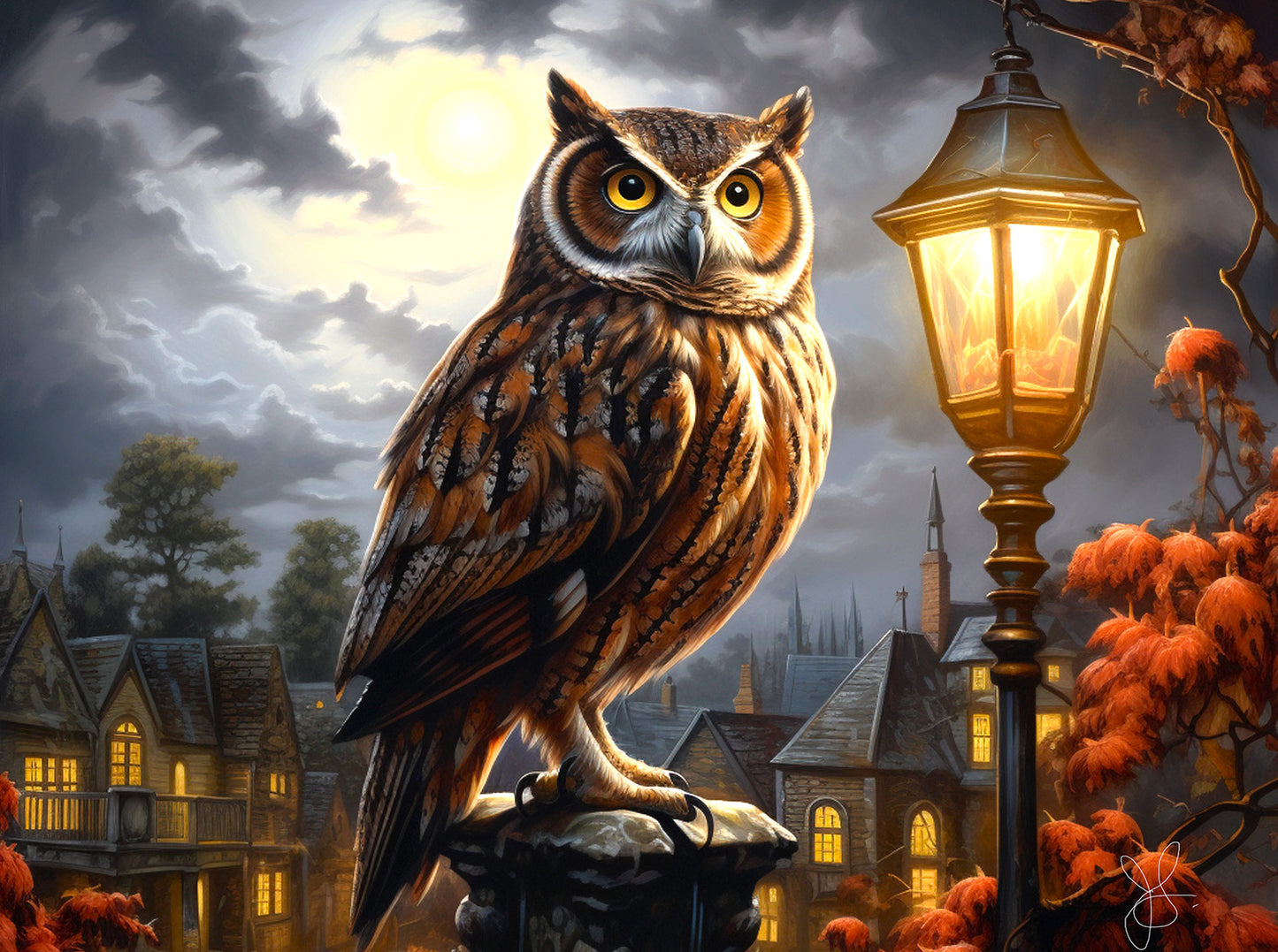 Fall Perch 1000 pc  Jigsaw Puzzle 77027