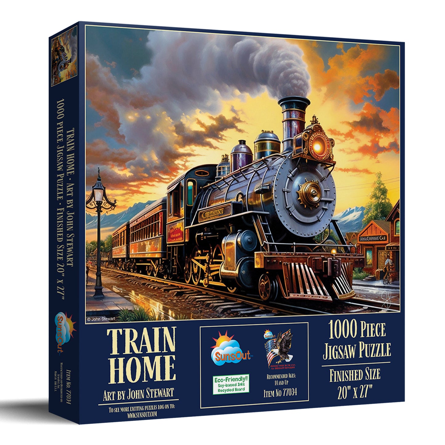 Train Home 1000 pc  Jigsaw Puzzle 77034
