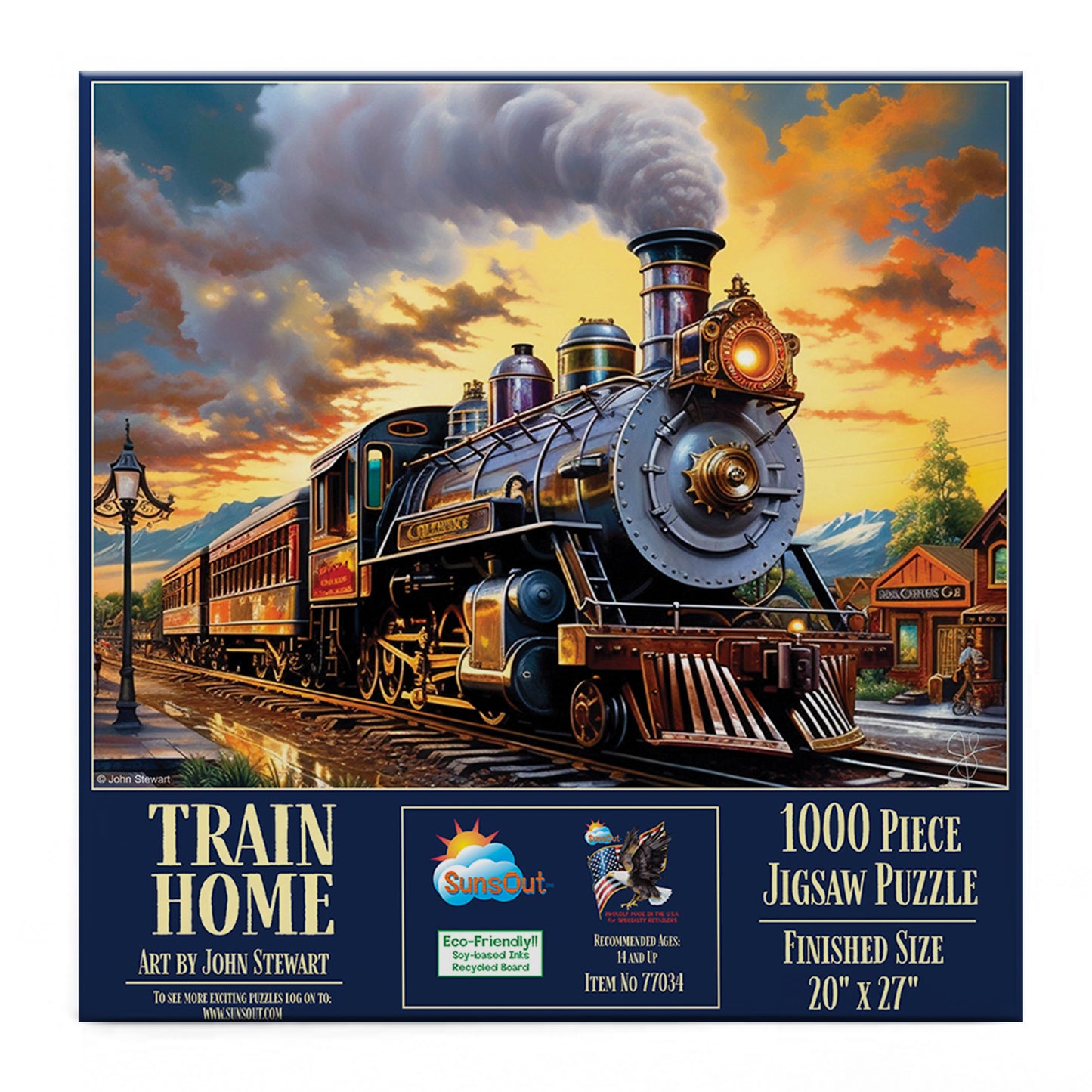 Train Home 1000 pc  Jigsaw Puzzle 77034
