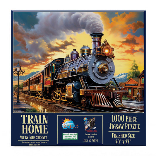 Train Home 1000 pc  Jigsaw Puzzle 77034