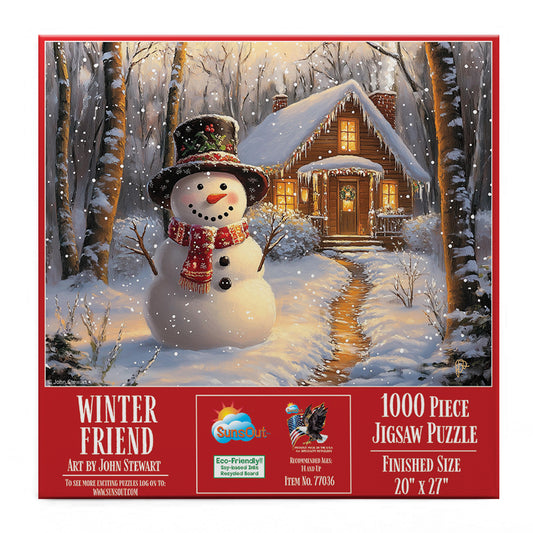 Winter Friend 1000 pc  Jigsaw Puzzle 77036