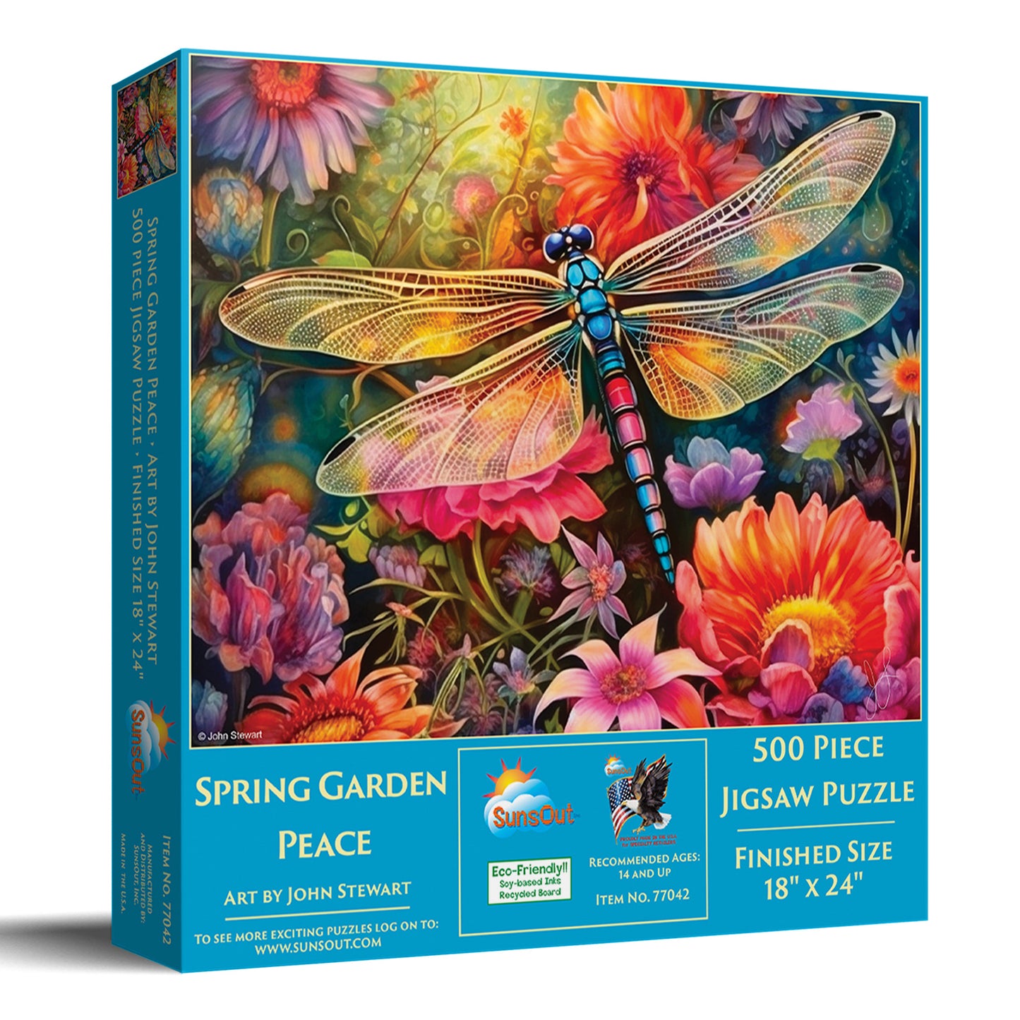 Spring Garden Peace 500 pc  Jigsaw Puzzle 77042