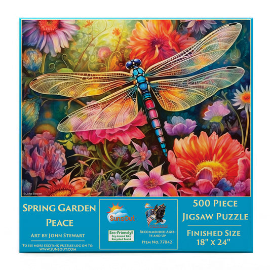 Spring Garden Peace 500 pc  Jigsaw Puzzle 77042