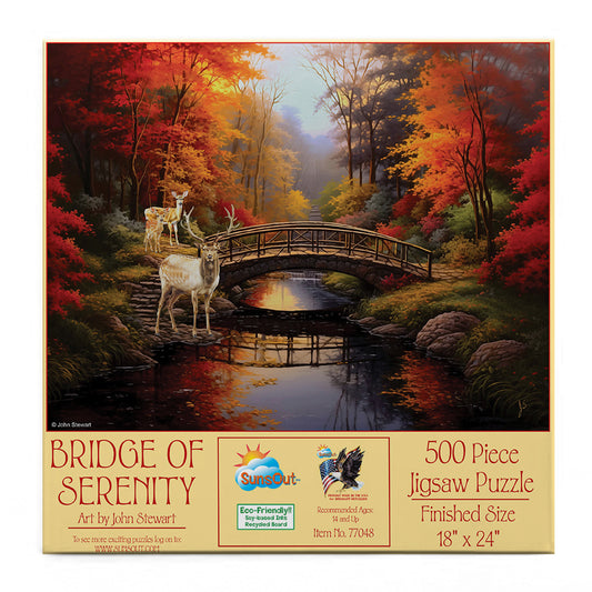 Bridge of Serenity 500 pc  Jigsaw Puzzle 77048
