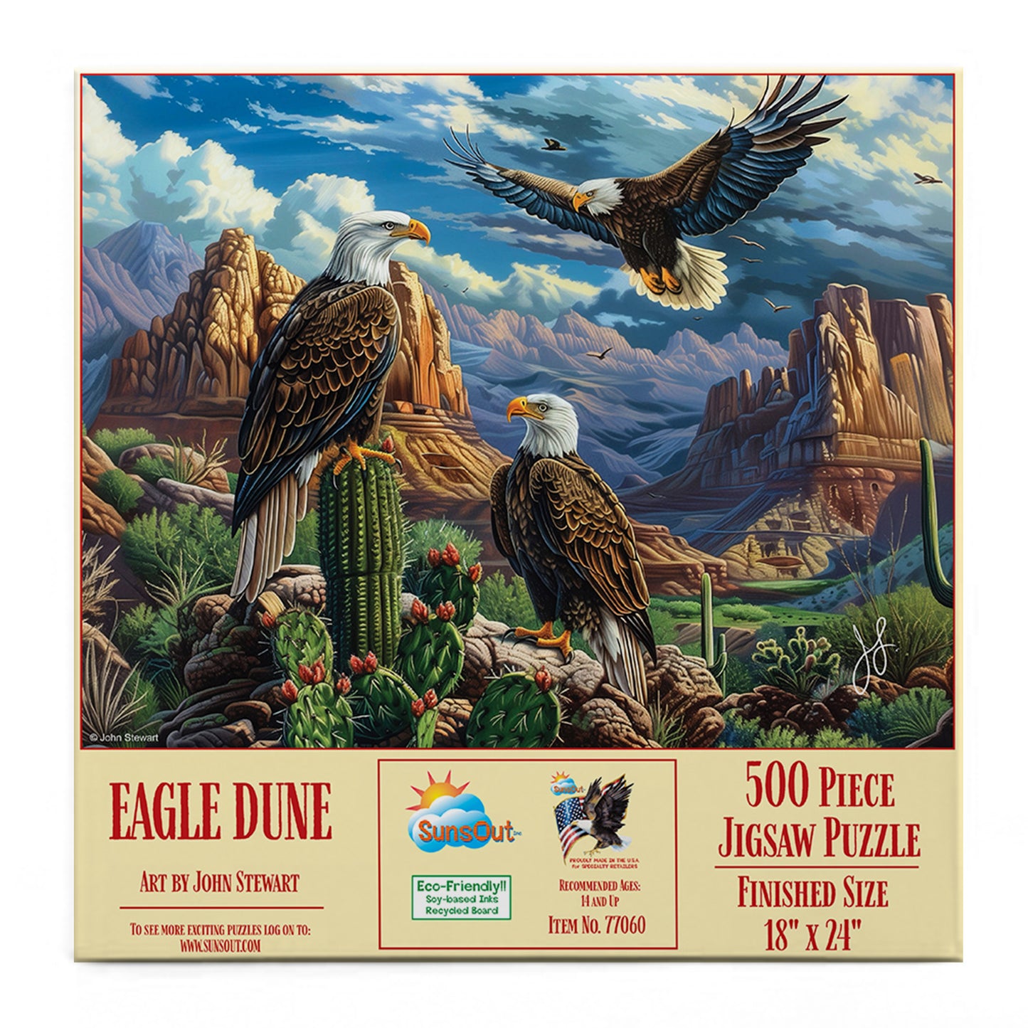 Eagle Dune 500 pc  Jigsaw Puzzle 77060
