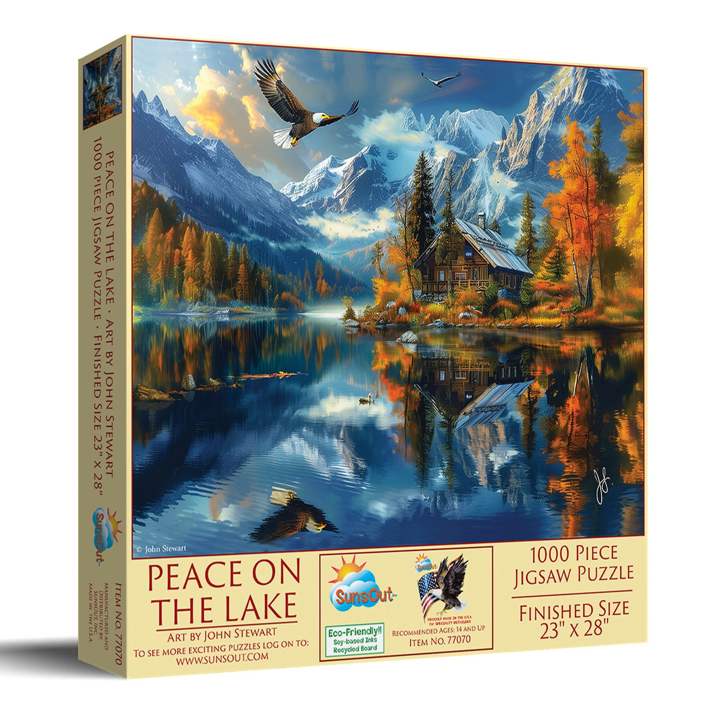 Peace on the Lake 1000 pc  Jigsaw Puzzle 77070