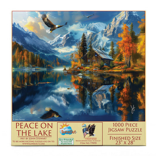 Peace on the Lake 1000 pc  Jigsaw Puzzle 77070