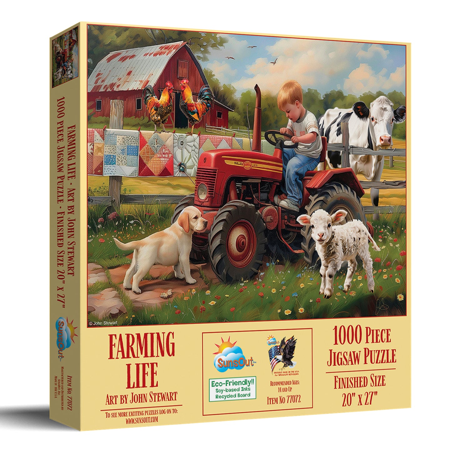 Farming Life 1000 pc  Jigsaw Puzzle 77072