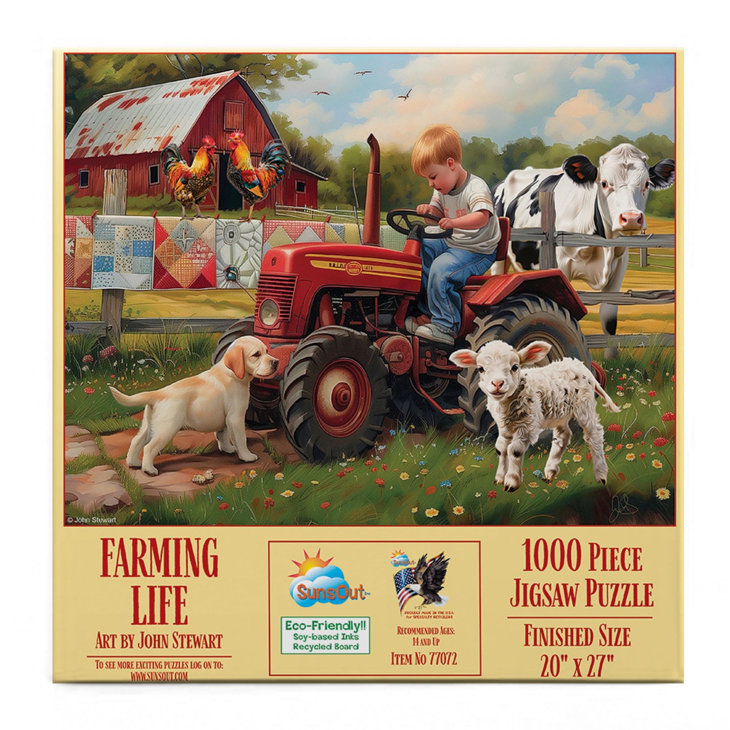 Farming Life 1000 pc  Jigsaw Puzzle 77072