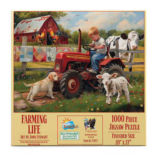 Farming Life 1000 pc  Jigsaw Puzzle 77072