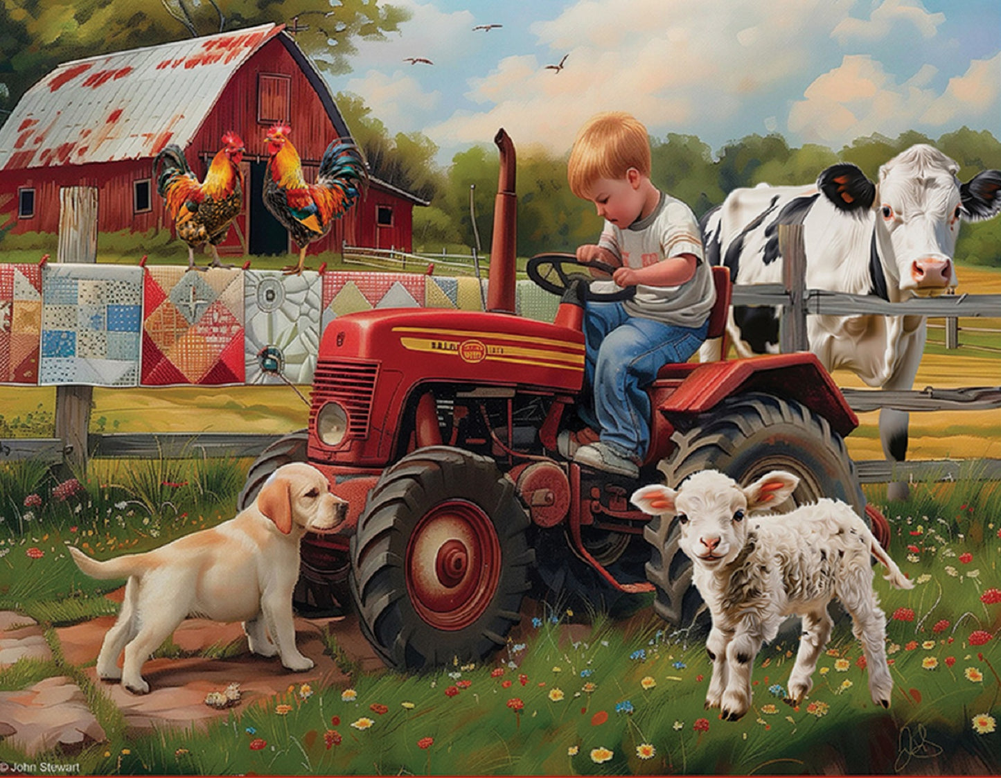 Farming Life 1000 pc  Jigsaw Puzzle 77072