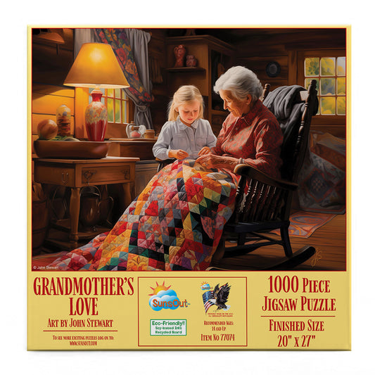 Grandmother's Love 1000 pc  Jigsaw Puzzle 77074