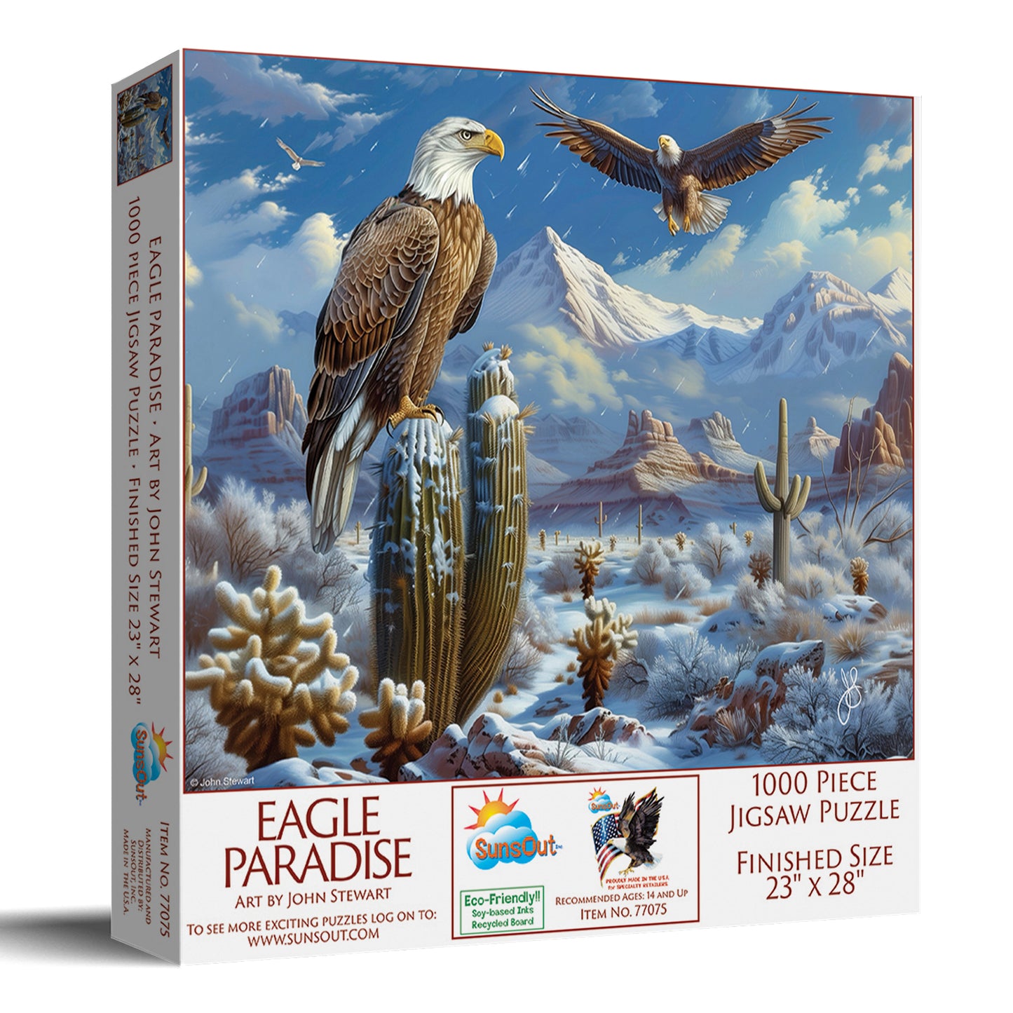 Eagle Paradise 1000 pc  Jigsaw Puzzle 77075