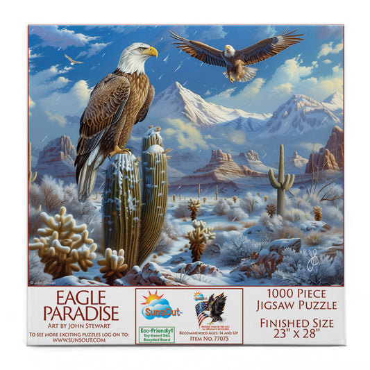 Eagle Paradise 1000 pc  Jigsaw Puzzle 77075