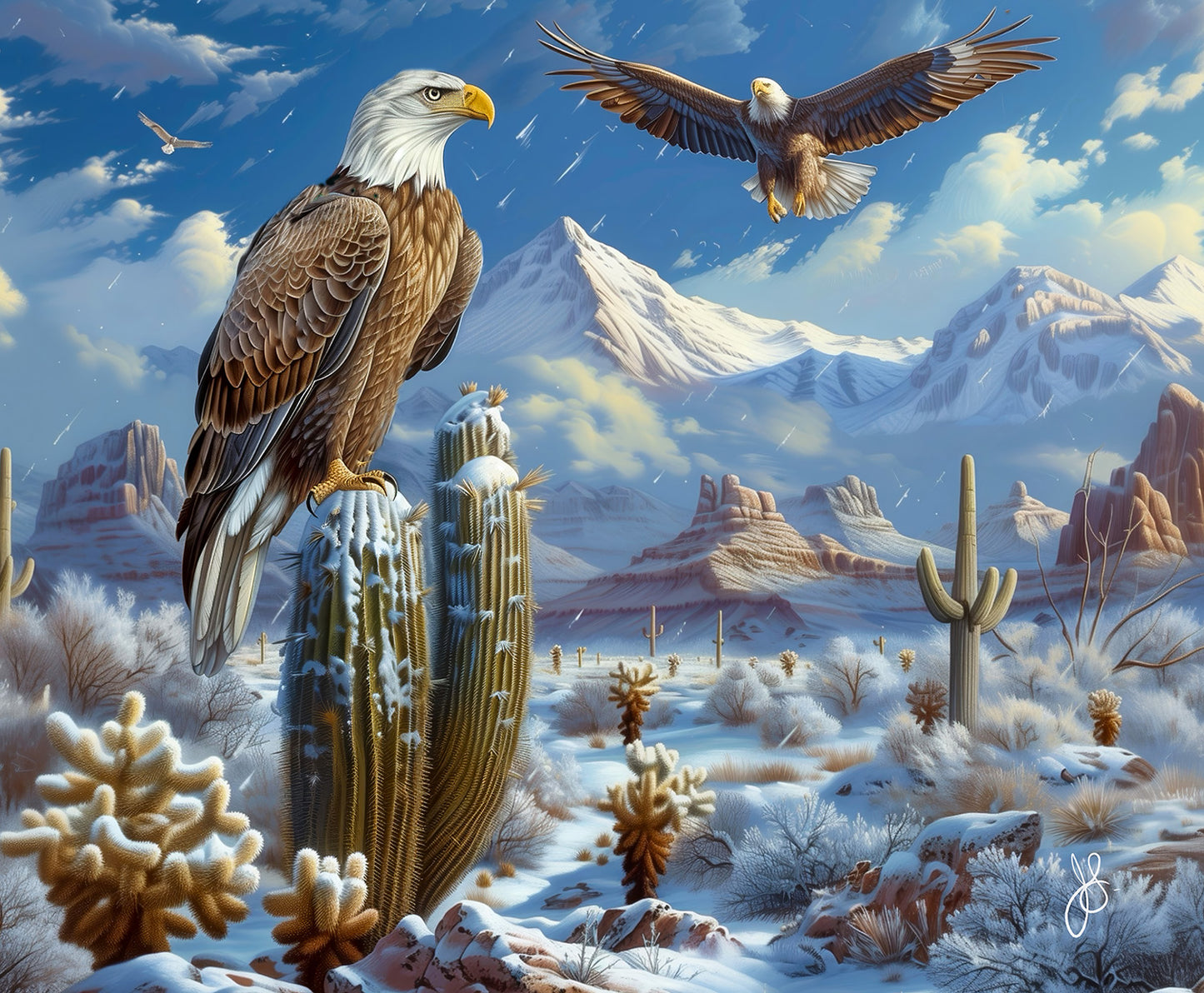 Eagle Paradise 1000 pc  Jigsaw Puzzle 77075