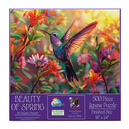 Beauty of Spring 500 pc  Jigsaw Puzzle 77078